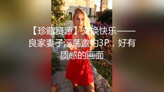 【珍藏资源】交换快乐——良家妻子淫荡邀约3P，好有质感的画面