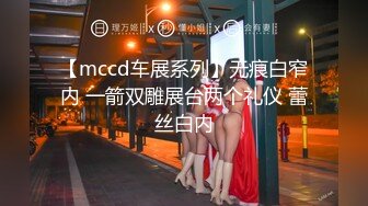 【mccd车展系列】无痕白窄内 一箭双雕展台两个礼仪 蕾丝白内