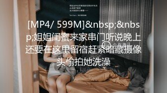 [MP4/ 599M]&nbsp;&nbsp;姐姐闺蜜来家串门听说晚上还要在这里留宿赶紧暗藏摄像头偷拍她洗澡