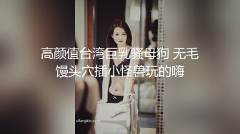 高颜值台湾巨乳骚母狗 无毛馒头穴插小怪兽玩的嗨